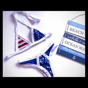 American Flag Summer bikini swimwear set 🇺🇸